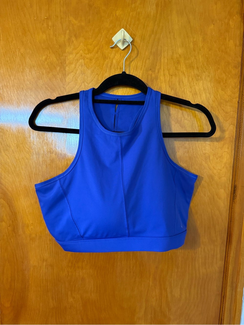 Purple Nike High-Neck Sports Bra